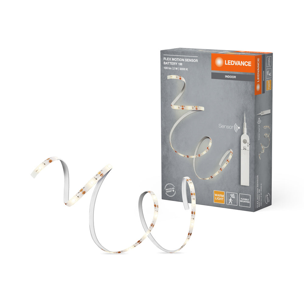 LEDVANCE BATTERY STRIPS MOTION SENSOR batteriebetriebene LED Streifen mit Sensor, 1m