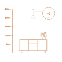 LEDVANCE Suspension Décor Raphia verte E27 200 mm