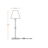 LEDVANCE Lampadaire Decor Raphia vert, E27, 300 mm