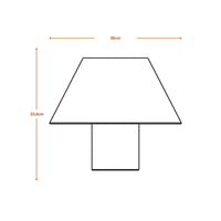 LEDVANCE DECOR Bamboo Paper Applique murale Brune, E27, 280mm
