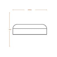 LEDVANCE DECOR Bamboo Paper Plafonnier Brune, 400mm, 18W