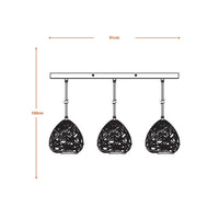 LEDVANCE DECOR Paper Drop Pendant Suspension Linéaire 3XE27 Beige
