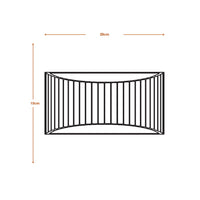 LEDVANCE DECOR Plaster Band Flat Wall Applique murale 290 1XE27 Blanc
