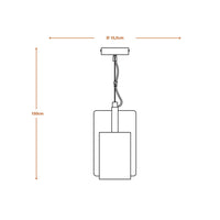 LEDVANCE DECOR Mold Pendant Suspension 155MM 1XE27 Or
