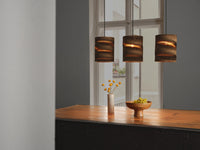 OSRAM DECOR Suspension Décor Cylindre en Carton marron, 3xE27