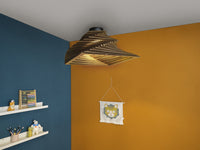OSRAM DECOR Plafonnier Decor Carton Carré Tournant brun