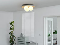 OSRAM DECOR Plafonnier Nid en béton Gris, 3 flammes, G9