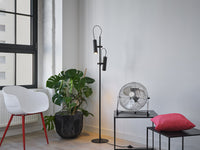 OSRAM DECOR Lampadaire à tambours 2xGU10 Noir