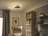 Plafonnier LEDVANCE DECOR Aura, 21 W, 3 000 K, 2 200 lm, variateur à clic
