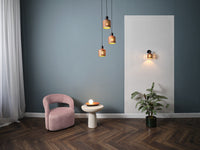 OSRAM DECOR Clay Windows Wandleuchte Braun, E27