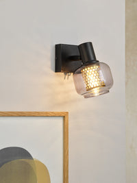 LEDVANCE DECOR Spot Firefly Applique murale, OSRAM lampe incluse, noir, 1 x 2.8W, E14
