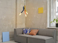 OSRAM DECOR Suspension paille, 3 flammes, E27, multicolore
