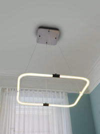 OSRAM DECOR Tetragon Suspension, 18W, 3000K, 2000lm, Blanc chaud, Click DIM