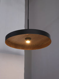 LEDVANCE DECOR Plate Pendant E27 Pendelleuchte Black Wood LEDVANCE DECOR