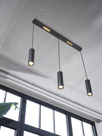 LEDVANCE DECOR Drums LED Suspension Noire, à 3 ampoules, GU10