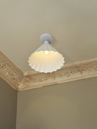 LEDVANCE Plafonnier Decor Pulp blanc, E27, 310 mm