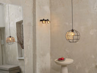 LEDVANCE DECOR Spot Firefly Plafonnier, OSRAM Lampe incluse, noir, 2 x 2.8W, E14
