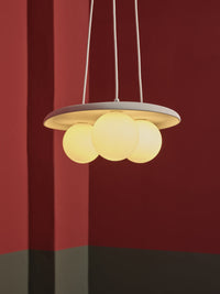 LEDVANCE DECOR Plaster Nest Pendant Suspension 3XG9 Blanc