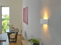 OSRAM DECOR Plaster Routes Wall Wandleuchte Up 310 1xE27 White