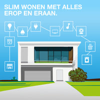 OSRAM Wifi SMART+ FLOOD CAMERA CONTROL Projecteur de jardin avec capteur caméra HD 23W / 3000K Blanc chaud