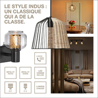 LEDVANCE DECOR Spot Firefly Deckenleuchte, OSRAM Lampe inklusive, schwarz, 3 x 2.8W, 750lm