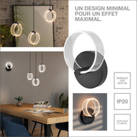 LEDVANCE DECOR Circle Suspension, 2 Pendel, 14W, Click CCT Noir
