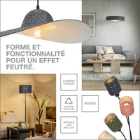 LEDVANCE DECOR Felt Hat Suspension Foncé, E27