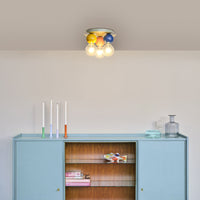 LEDVANCE DECOR Bubble Plafonnier, à 3 ampoules, E27, Multicolor
