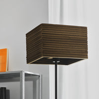 LEDVANCE Lampadaire Decor Carton Carré marron, E27