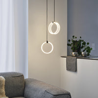 LEDVANCE DECOR Circle Suspension, 2 Pendel, 14W, Click CCT Noir
