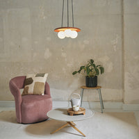 LEDVANCE DECOR Clay Nest Pendant Suspension 3XG9 Brune
