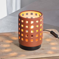 LEDVANCE DECOR Clay Windows Lampe de table 1XE27 Brune
