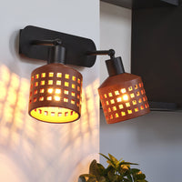 LEDVANCE DECOR Clay Windows Applique murale Brune, à 2 ampoules, E27
