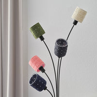 LEDVANCE Lampadaire Decor Feutre Tissage Canettes, 5 X E14