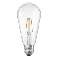 OSRAM LED Lampe LED Retrofit CLASSIC ST 2.5W 827 Clear E27, 250 lm, 2700 K, Warmweiß