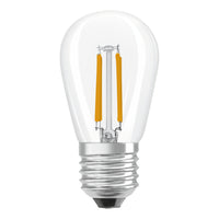 OSRAM Lampe LED filament dimmable avec culot E27, blanc chaud (2700K), bougie souffle de vent, 5W, remplacement pour ampoule à incandescence 40W, clair, LED retrofit CLASSIC BA DIM