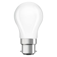 OSRAM LED Lampe LED Rétrofit CLASSIC P 4W 827 Givré B22d, 470 lm, 2700 K, Blanc chaud
