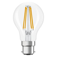 OSRAM LED Lampe LED Retrofit CLASSIC A 6.5W 840 Clear B22d, 806 lm, 4000 K, Kaltweiß