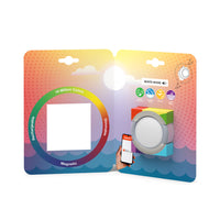 OSRAM Bluetooth SMART DOT-IT TWIST & SHAKE, wiederaufladbarer Dot, White Noise Funktion, RGBW, 4000K