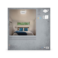 OSRAM LED Deckenventilator Square 55W CCT Weiß 3000K-6500K