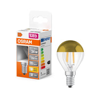 Lampe LED OSRAM LED Retrofit CLASSIC P Mirror 4W 827 Clear E14, 380 lm, 2700 K, blanc chaud