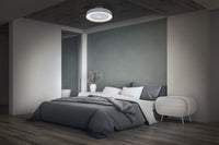 OSRAM Ceiling Fan Encapsulate Deckenventilator, 49W, 3000lm, 2700-6500K, Weiß