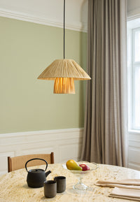 LEDVANCE DECOR Bamboo Paper Hut Pendant Suspension 400 E27 Brune

