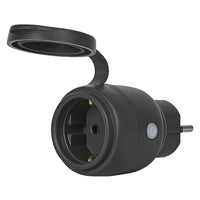 LEDANCE ZigBee SMART+ prise compacte intelligente extérieure, noire