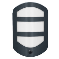 OSRAM ENDURA® STYLE PLATE Wandleuchte mit Sensor 12.5W Dunkelgrau