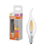 OSRAM LED Lampe LED Retrofit CLASSIC BA DIM 4W 827 Clair E14, 470 lm, 2700 K, Blanc chaud