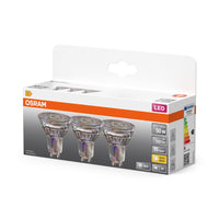OSRAM LED réflecteur lampe LED STAR PAR16 4.3W 827 GU10 350 lm, 2700 K, blanc chaud, pack de 3