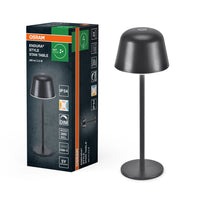 OSRAM ENDURA STYLE LAMPE DE TABLE À PILE, 2,5W, 200lm, gris
