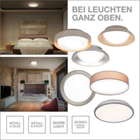 OSRAM ORBIS LONDON Plafonnier, noir, 24W, 2700lm