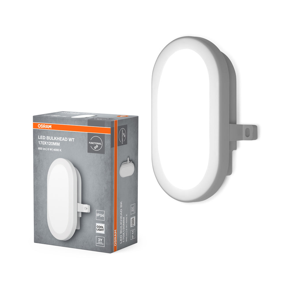 OSRAM LED lampe fonctionnelle, lampe pour applications extérieures, blanc froid, LED Bulkhead